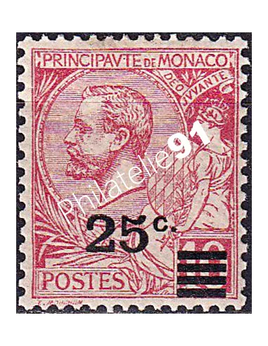 Monaco, n° 52 charnière, collection timbres Monaco