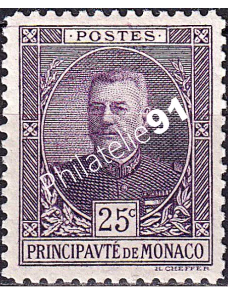 Monaco, n° 68c charnière, collection timbres Monaco