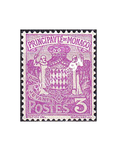 Monaco, n° 74A charnière, collection timbres Monaco