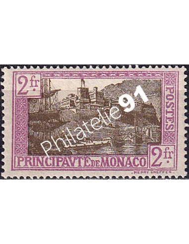 Monaco, n° 100 charnière, collection timbres Monaco