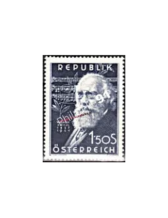 Timbre neuf d’Autriche n° 808 - Thématique musique