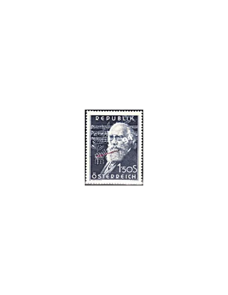 Timbre neuf d’Autriche n° 808 - Thématique musique
