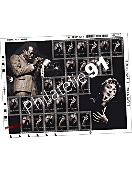 Feuille n° 4671, Édith Piaf et Miles Davis, Émission commune