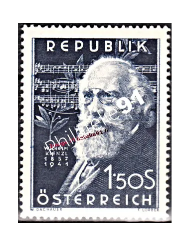 Timbre neuf d’Autriche n° 808 - Thématique musique