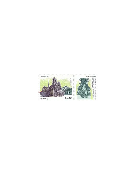Timbre de France n° 4748. Amiens - 86e congrès de la Fédération Française des Associations Philatéliques.