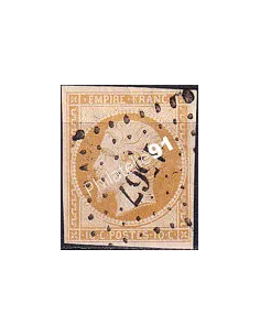 Timbre Classique n° 13A non dentelé oblitéré, timbres France