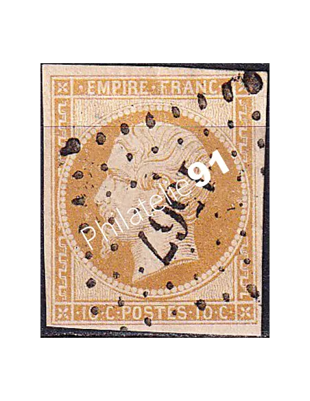 Timbre Classique n° 13A non dentelé oblitéré, timbres France