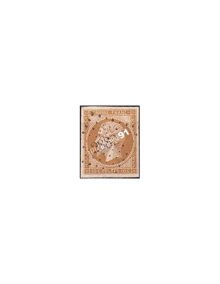 Timbre Classique n° 13Ac non dentelé oblitéré, timbres France