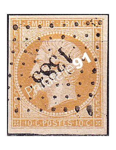 Timbre Classique n° 13A non dentelé oblitéré, timbres France