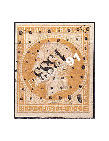 Timbre Classique n° 13A non dentelé oblitéré, timbres France