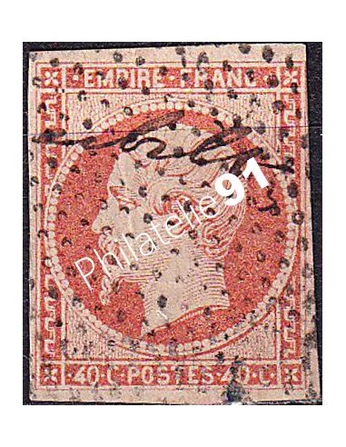 Timbre Classique n° 16a non dentelé oblitéré, timbres France