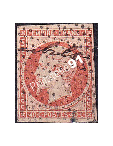 Timbre Classique n° 16a non dentelé oblitéré, timbres France