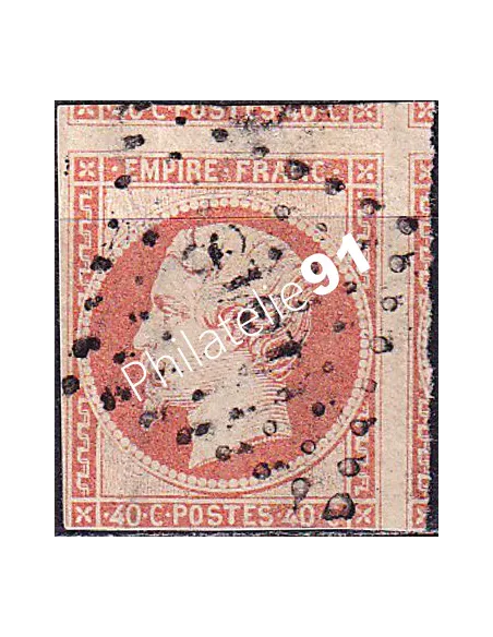 Timbre Classique n° 16j non dentelé oblitéré, timbres France