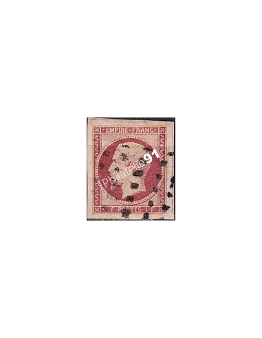 Timbre Classique n° 18 non dentelé oblitéré, timbres France