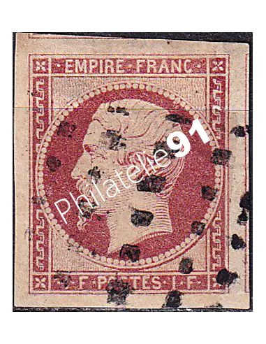 Timbre Classique n° 18 non dentelé oblitéré, timbres France