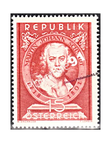 Timbre neuf d’Autriche n° 799 - Thématique Art