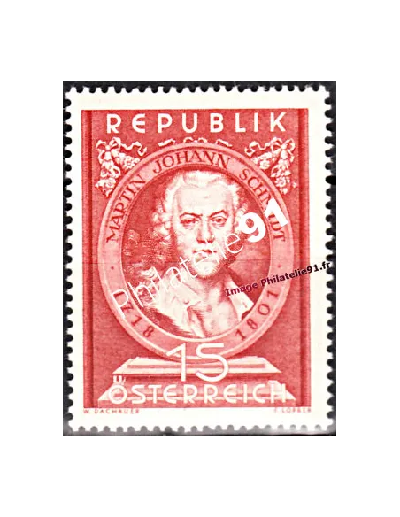 Timbre neuf d’Autriche n° 799 - Thématique Art