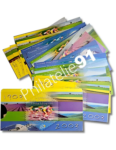 Souvenirs Philatéliques - Tour de France 2003, timbres France