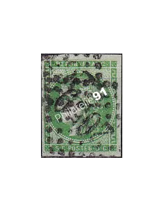 Timbre Classique n° 42B non dentelé oblitéré, timbres France