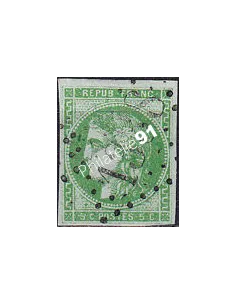 Timbre Classique n° 42Ba non dentelé oblitéré, timbres France