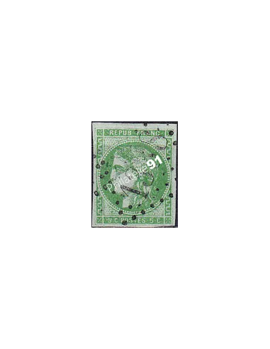 Timbre Classique n° 42Ba non dentelé oblitéré, timbres France