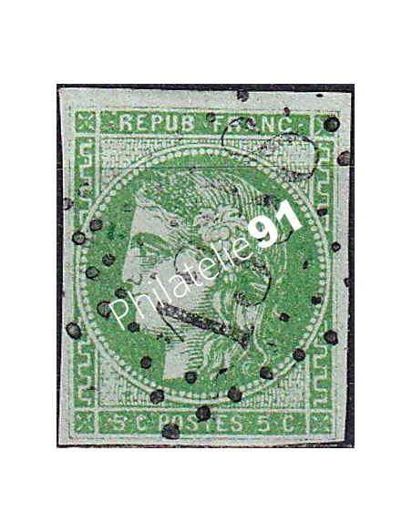 Timbre Classique n° 42Ba non dentelé oblitéré, timbres France