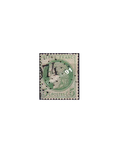 Timbre Classique n° 53f oblitéré, timbres France