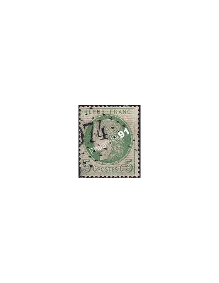 Timbre Classique n° 53f oblitéré, timbres France