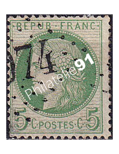 Timbre Classique n° 53f oblitéré, timbres France
