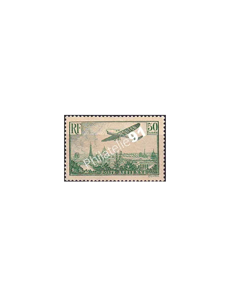 Timbre PA n° 14 charnière, collection timbres France