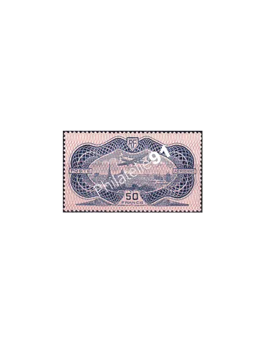 Timbre PA n° 15b charnière, timbre "burelé", collection timbres France