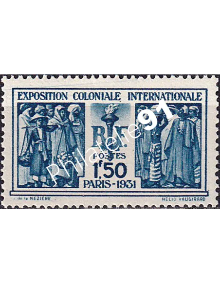 n° 274 charnière, collection timbres France