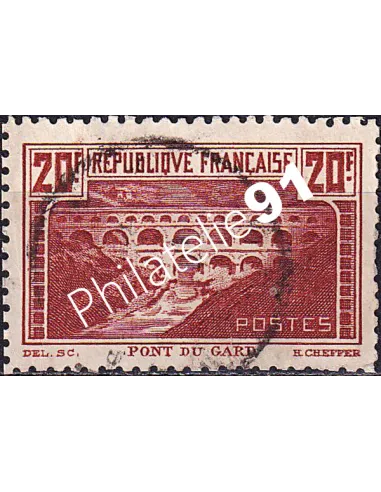 n° 262B oblitéré, collection timbres France