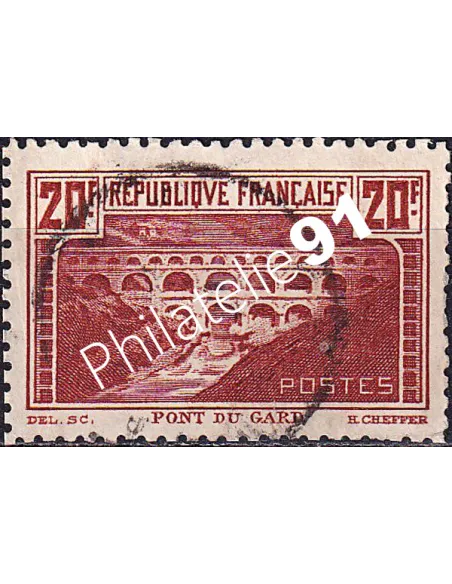 n° 262B oblitéré, collection timbres France
