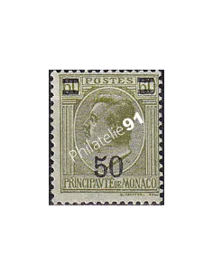 Monaco, n° 105 charnière, collection timbres Monaco