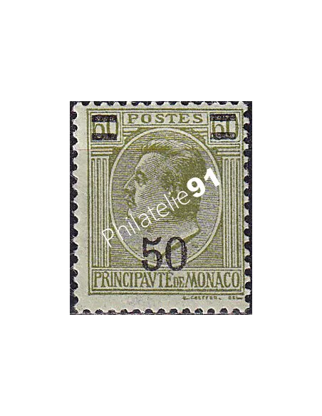 Monaco, n° 105 charnière, collection timbres Monaco