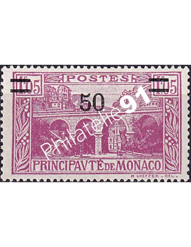 Monaco, n° 106 charnière, collection timbres Monaco