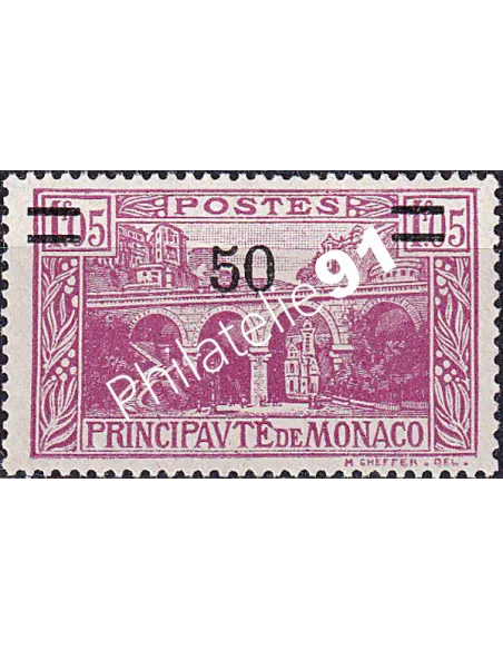 Monaco, n° 106 charnière, collection timbres Monaco