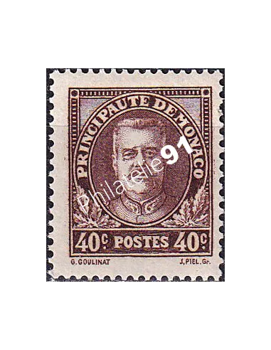 Monaco, n° 115 charnière, collection timbres Monaco