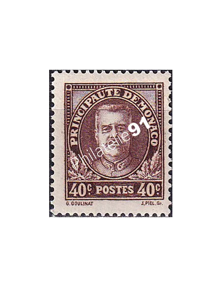 Monaco, n° 115 charnière, collection timbres Monaco