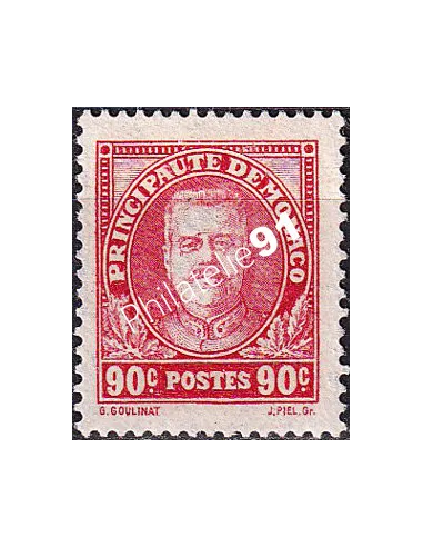 Monaco, n° 117 charnière, collection timbres Monaco