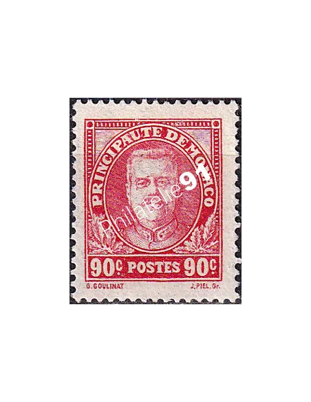Monaco, n° 117 charnière, collection timbres Monaco