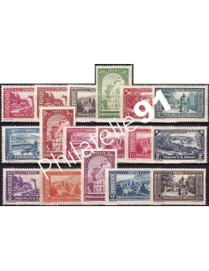 Monaco, n° 119 à 134 charnière, collection timbres Monaco