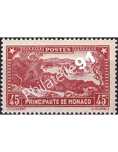 Monaco, n° 123 charnière, collection timbres Monaco
