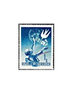Timbre neuf d’Autriche n° 777 - thématique Unicef