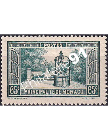 Monaco, n° 124 charnière, collection timbres Monaco