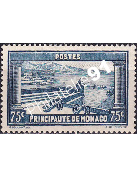 Monaco, n° 125 charnière, collection timbres Monaco