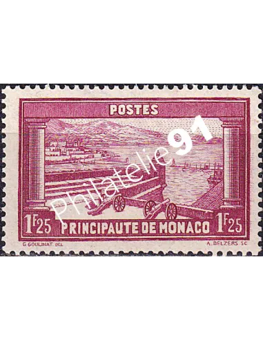 Monaco, n° 127 charnière, collection timbres Monaco
