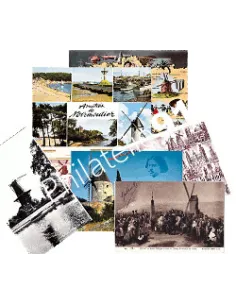 7 cartes thématiques - Moulins