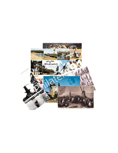 7 cartes thématiques - Moulins